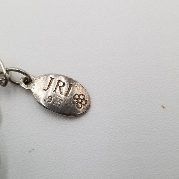 JRI Mexico Turquoise and sterling silver .925 beaded necklace 18" length - Picture 5 of 6